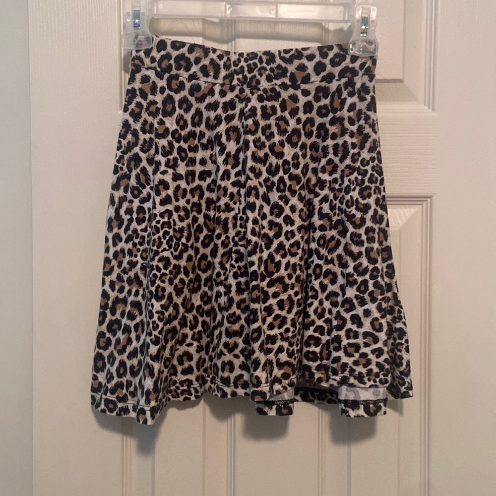 Leopard print skirts